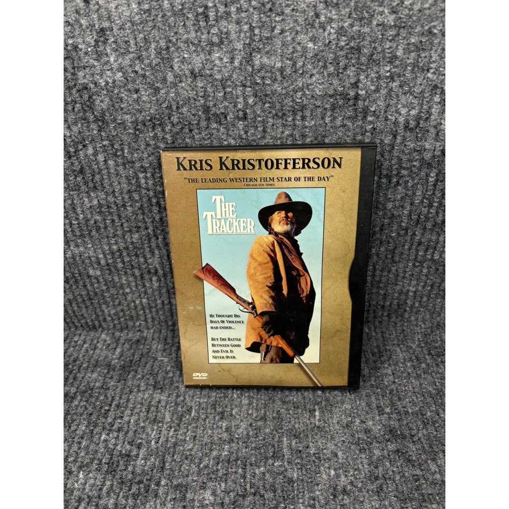 The Tracker DVD Kris Kristofferson Western Movie Snap Case 1988 Film
